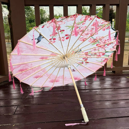 Ombrelle décorative en bambou et papier huilé
