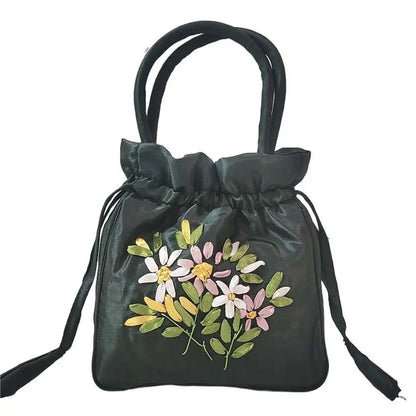 Sac à Main "Bourse Traditionnelle" Femme - Brodé Floral