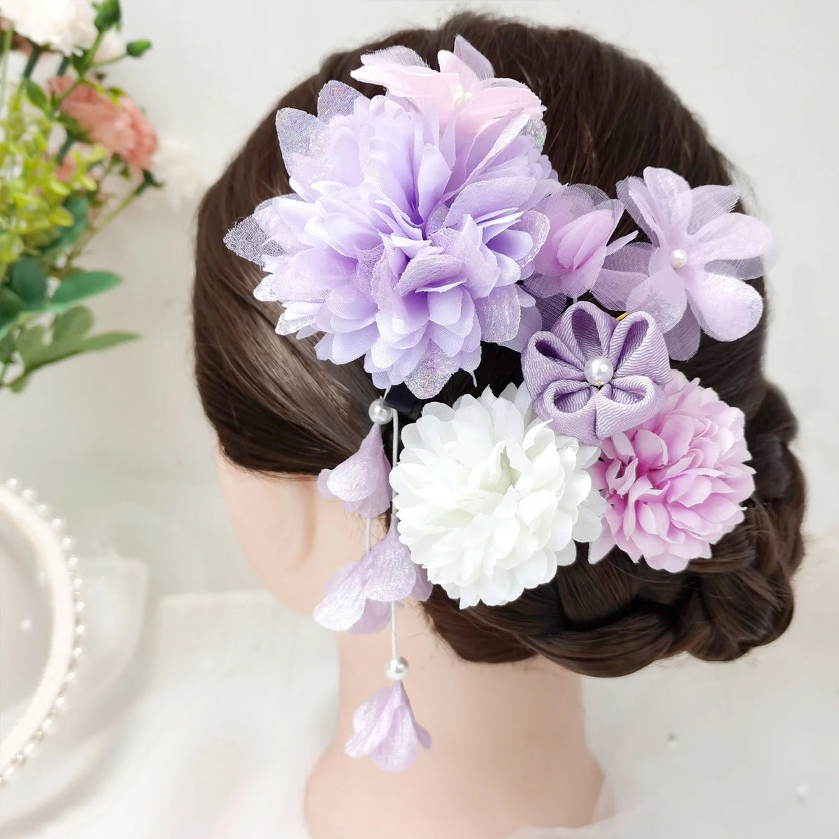 Pince à Cheveux Fleur Élégante - Accessoire de Mode pour Adultes et Filles