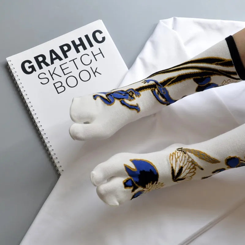 Chaussettes Femme Style Japonais Motif Cartoon