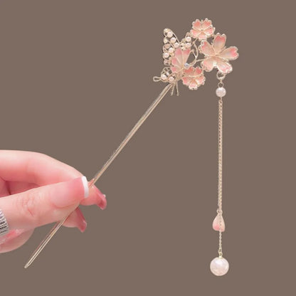 Baguette Cheveux Fleur de Cerisier Élégante
