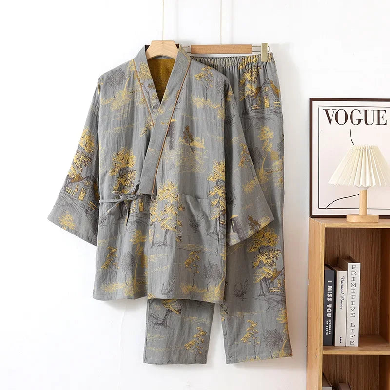 Pyjama Homme en Coton Confortable
