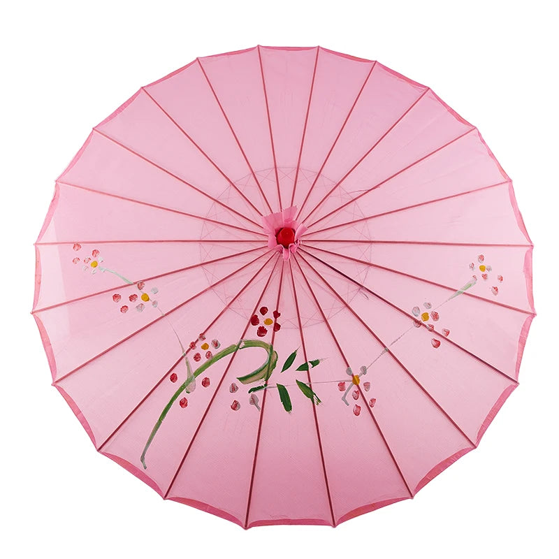 Ombrelle Pliante en Soie Style Japonais