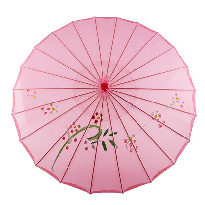 Ombrelle Pliante en Soie Style Japonais