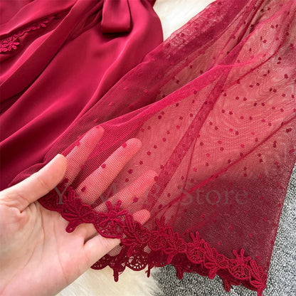 Kimono Mi-long en Satin pour Femme - Confort et Élégance