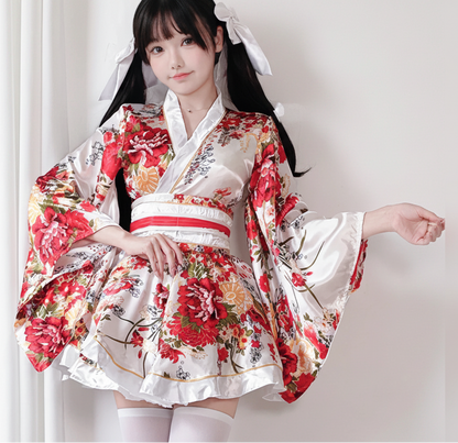 Kimono Fleuri Femme Style Japonais
