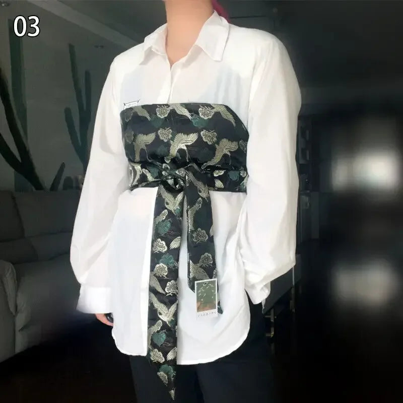 Ceinture Kimono Fleurie pour Femme - Style Mode & Confort