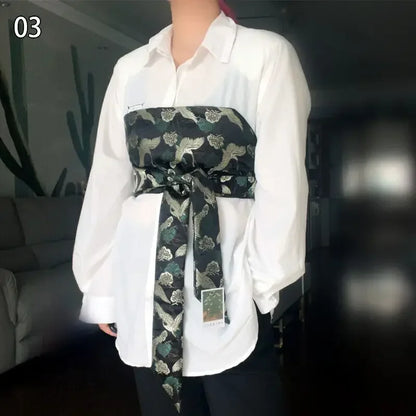 Ceinture Kimono Fleurie pour Femme - Style Mode & Confort