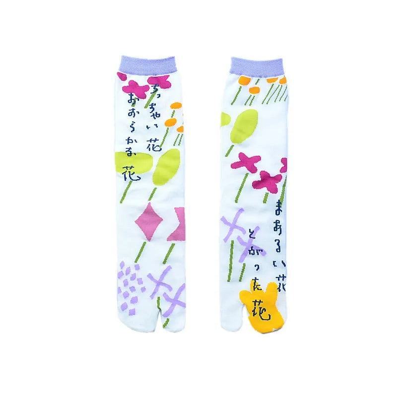 Chaussettes Femme Style Japonais Motif Cartoon