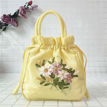 Sac à Main "Bourse Traditionnelle" Femme - Brodé Floral