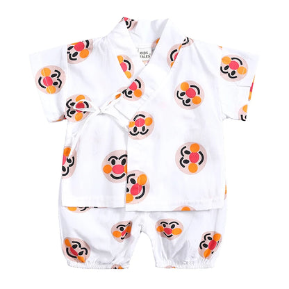 Ensemble Pyjama Kimono Bébé en Coton Doux - Idéal Été
