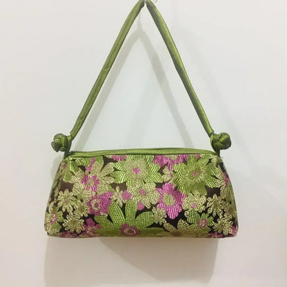 Sac à main femme style chinois en satin