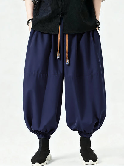 Pantalon Sarouel Homme Casual en Coton - Style Coréen