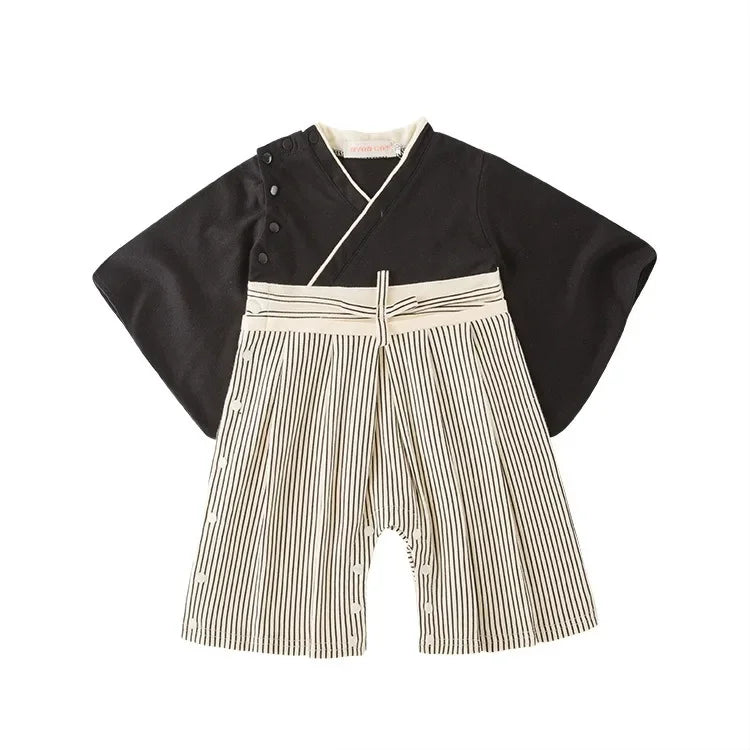 Ensemble Kimono et Pantalon Bébé Garçon Style Japonais
