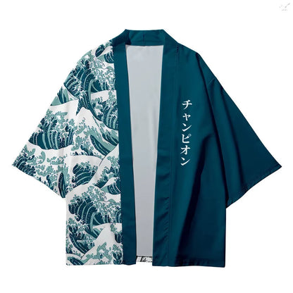Kimono Court Homme Style Japonais Léger