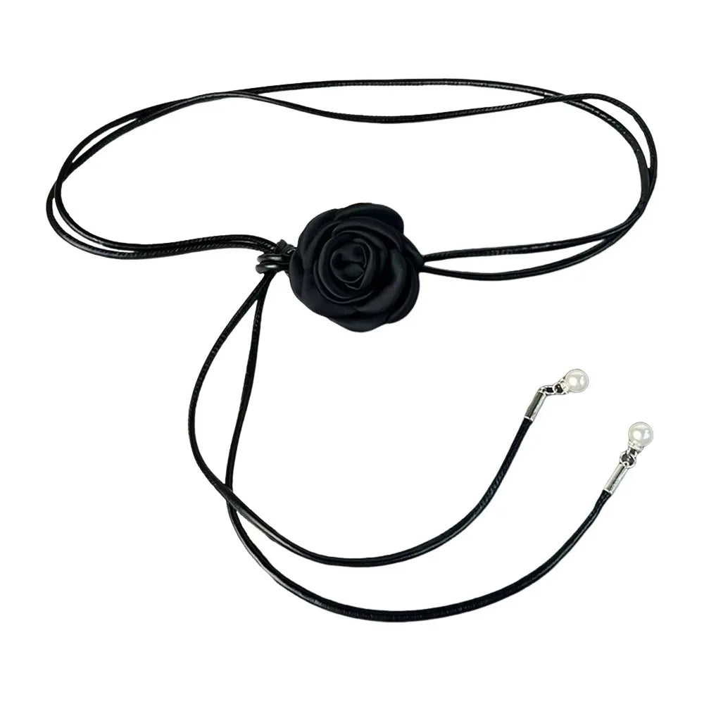 Ceinture Fine Style Kimono en Faux Cuir pour Femme
