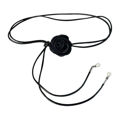 Ceinture Fine Style Kimono en Faux Cuir pour Femme