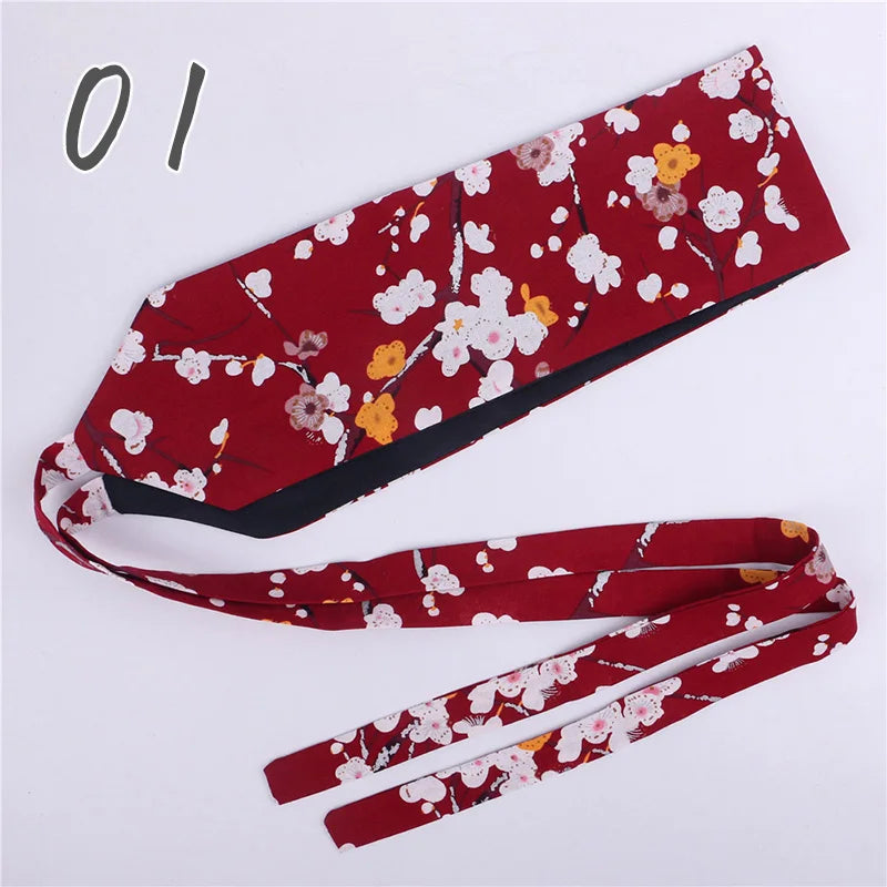 Ceinture Kimono Femme Imprimée - Largeur 10cm ou 15cm