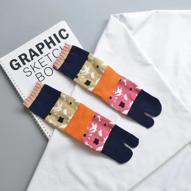 Chaussettes Femme Style Japonais Motif Cartoon