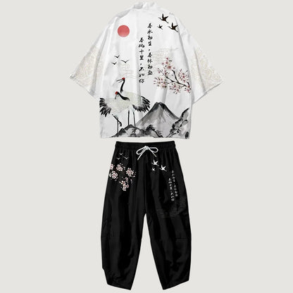 Ensemble Kimono Homme Style Japonais Imprimé