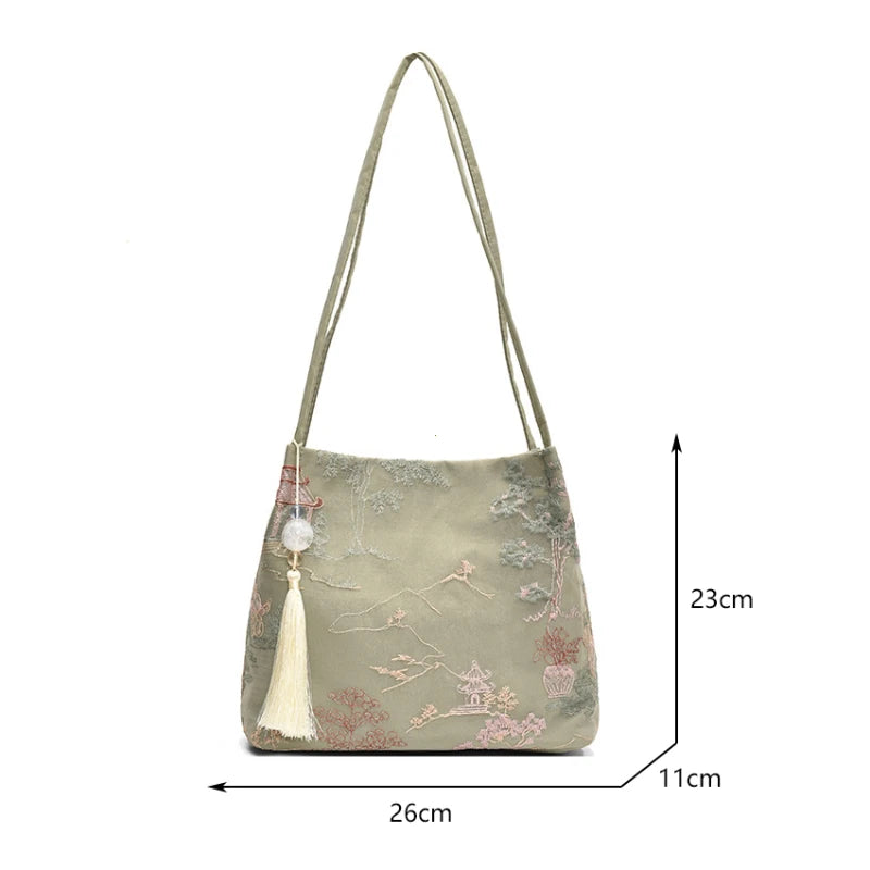 Sac Bandoulière Femme en Soie - Style Mode