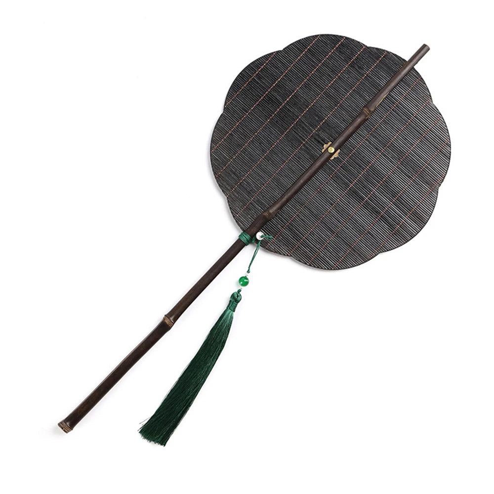 Éventail Pliable en Bambou - Style Rétro pour Fête et Décoration