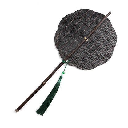 Éventail Pliable en Bambou - Style Rétro pour Fête et Décoration