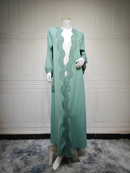 Kimono Long Abaya Femme Style Party Chic