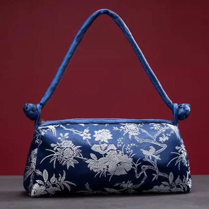 Sac à Main "Sunny Beach" en Soie, Style Floral et Polyvalent