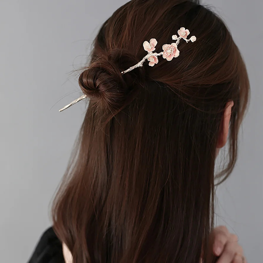 Baguette Cheveux Fleur de Cerisier Élégante