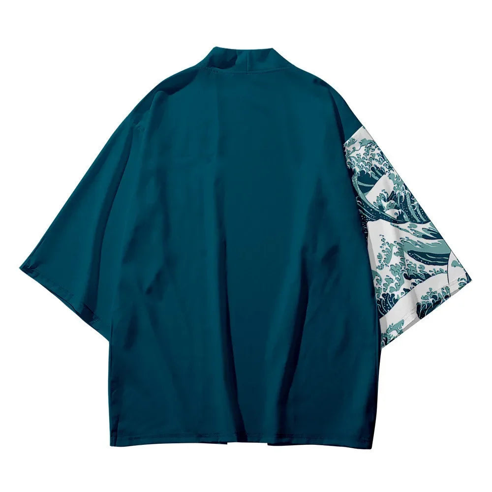 Kimono Court Homme Style Japonais Léger