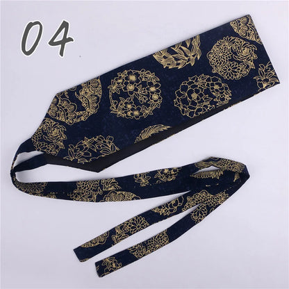 Ceinture Kimono Femme Imprimée - Largeur 10cm ou 15cm