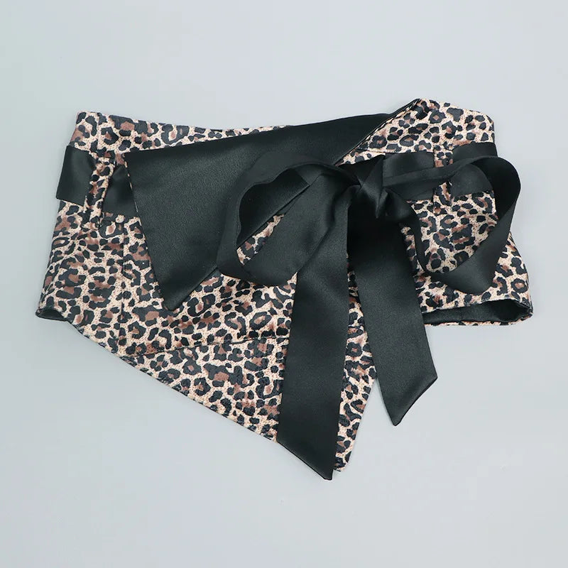 Ceinture Kimono Femme en Satin - Style Décontracté et Imprimé