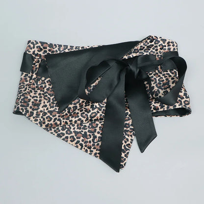 Ceinture Kimono Femme en Satin - Style Décontracté et Imprimé