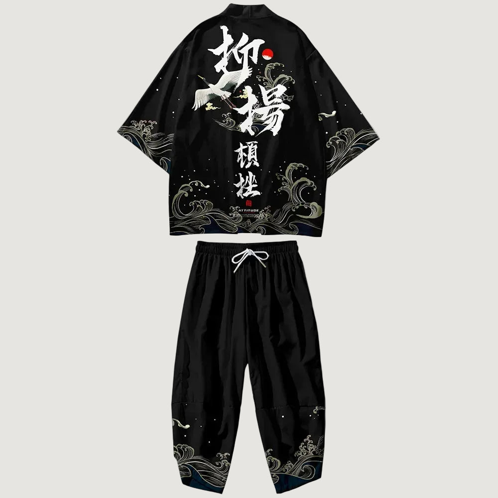 Ensemble Kimono Homme Léger Imprimé