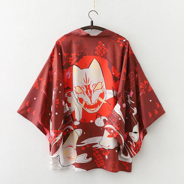Kimono Court Style Japonais - Mixte