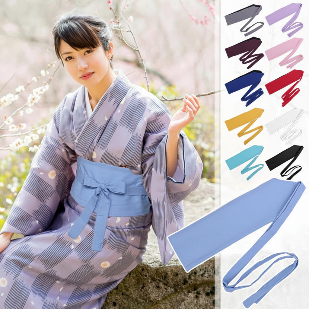 Ceinture Kimono Traditionnelle Femme - Largeurs 10cm & 15cm