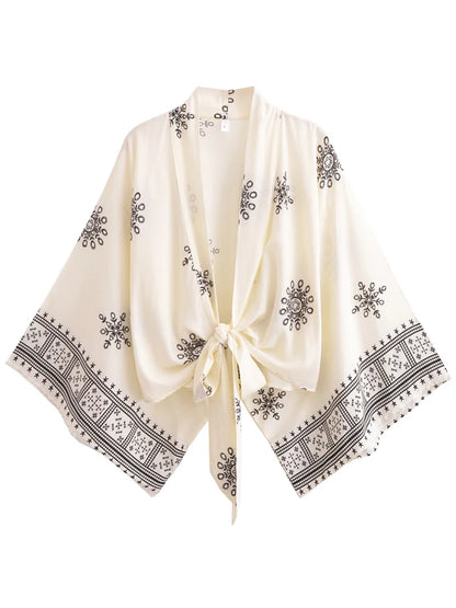 Kimono Bohème Court Femme