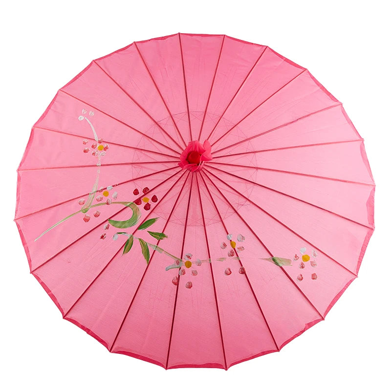 Ombrelle Pliante en Soie Style Japonais
