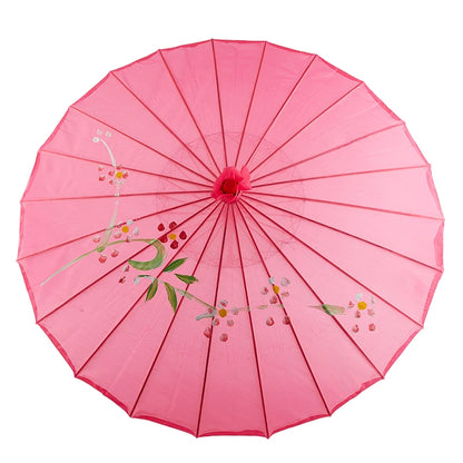 Ombrelle Pliante en Soie Style Japonais