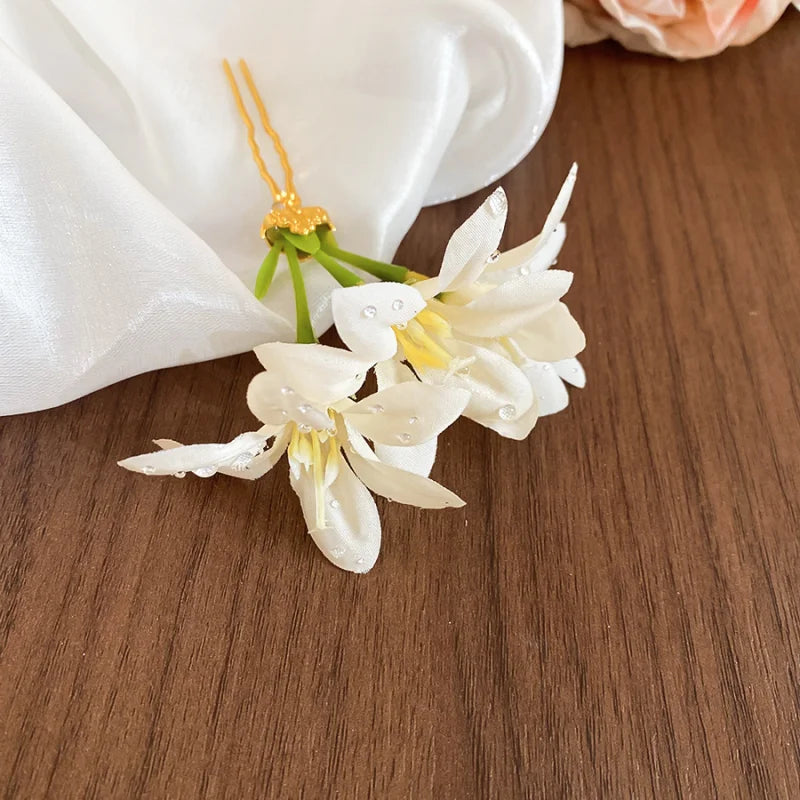 Pince à Cheveux Décorative Fleur