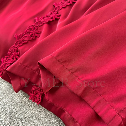 Kimono Mi-long en Satin pour Femme - Confort et Élégance