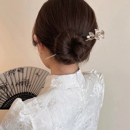 Baguette à Cheveux en Alliage Décorative - Style Géométrique & Perles