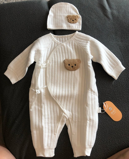 Pyjama Bébé Unisexe en Coton Motif Animal - Doux et Confortable