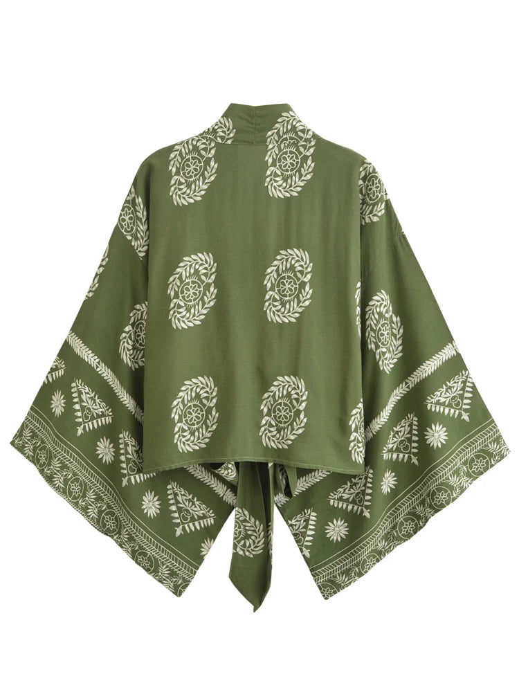 Kimono Bohème Court Femme