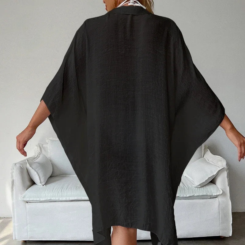 Kimono Chemise Femme Léger Style Plage - Taille Unique