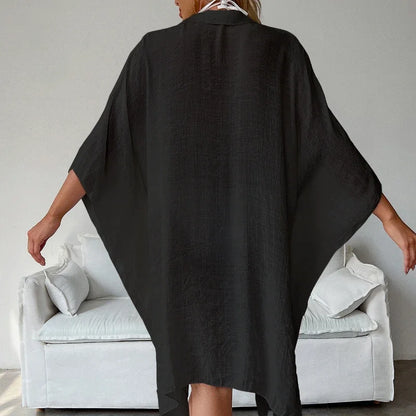 Kimono Chemise Femme Léger Style Plage - Taille Unique