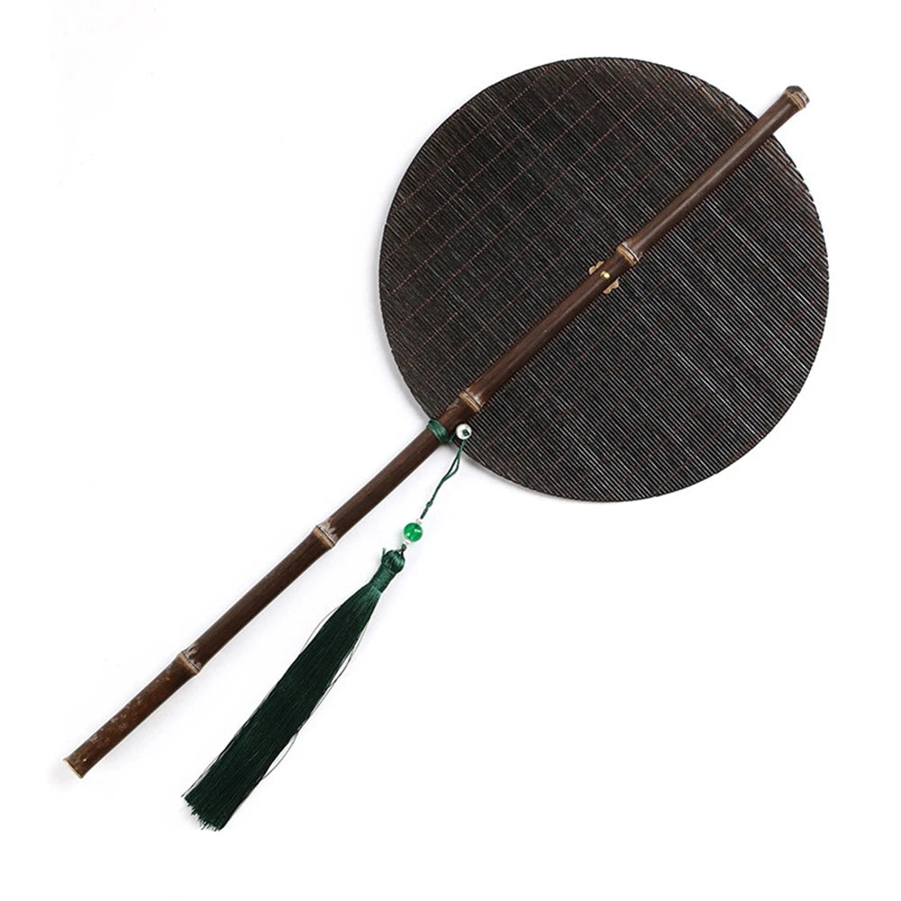 Éventail Pliable en Bambou - Style Rétro pour Fête et Décoration