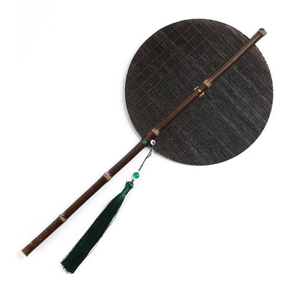 Éventail Pliable en Bambou - Style Rétro pour Fête et Décoration