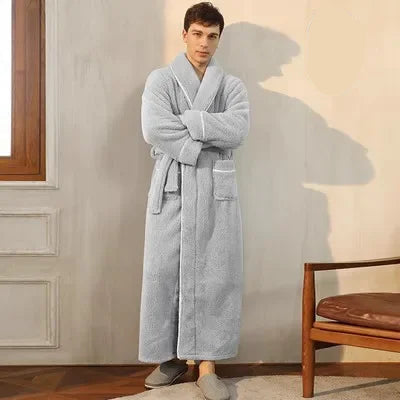 Kimono Peignoir Polaire Doux et Confortable pour Femme et Homme